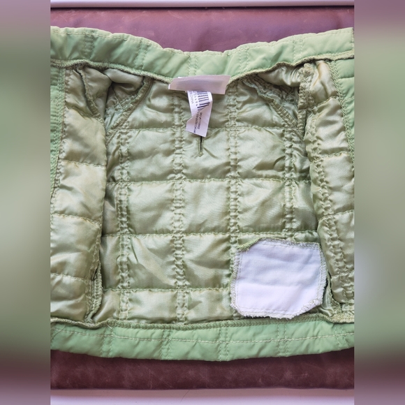 Dickens Closet Pet quilted jacket lime green Size Small - Picture 4 of 4